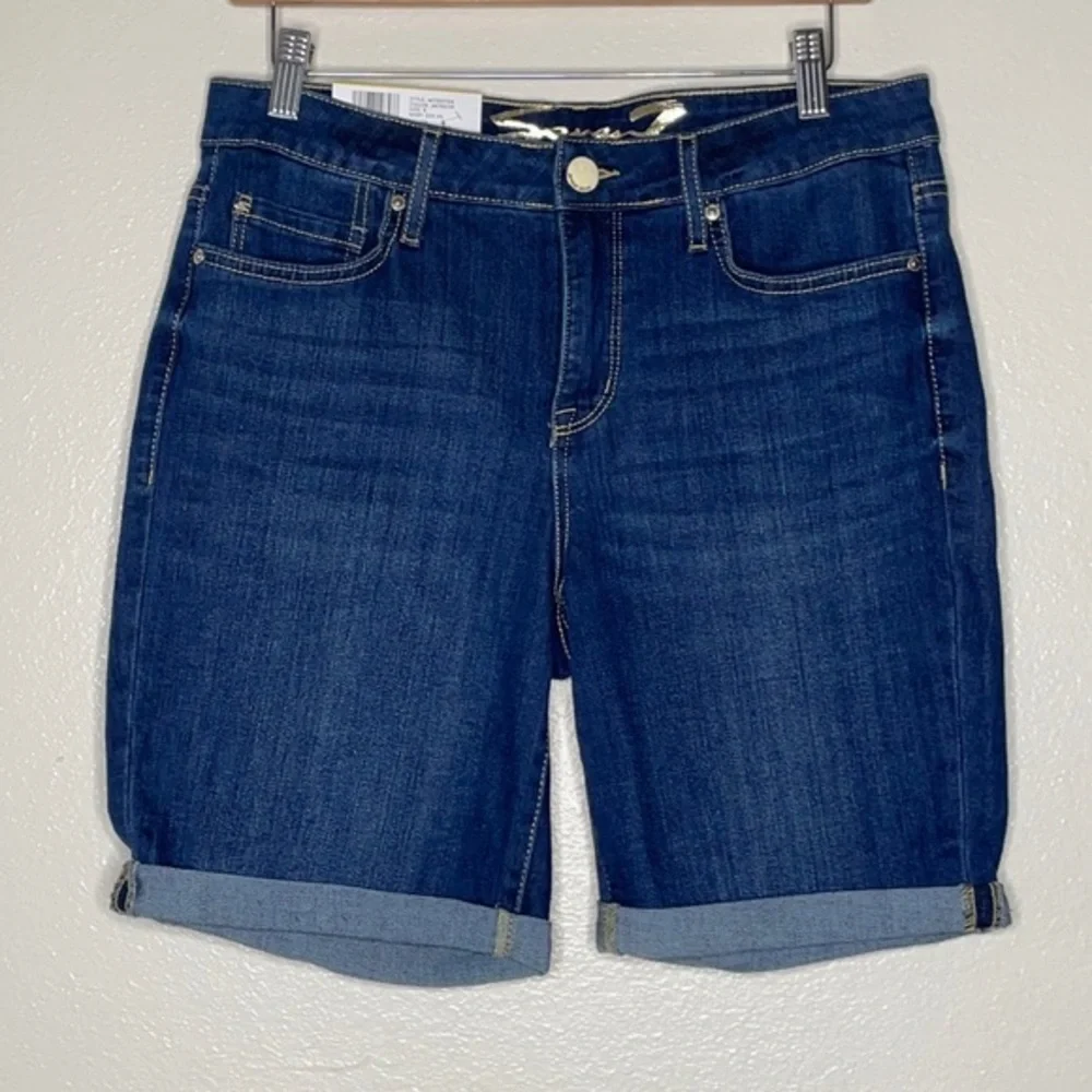 Seven 7 Sunset Bermuda "Jackson" Shorts sz 8 - Picture 1 of 6
